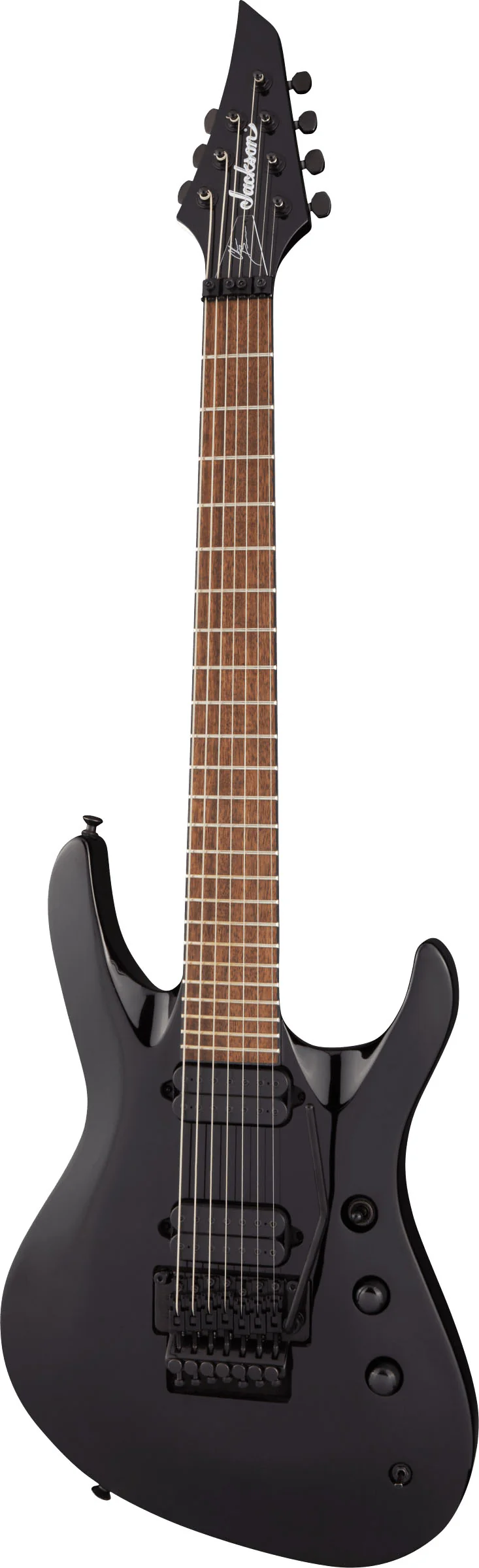 JACKSON PRO SIGNATURE CHRIS BRODERICK SOLOIST 7 IL GUITARRA ELECTRICA 7 CUERDAS GLOSS BLACK - Image 3