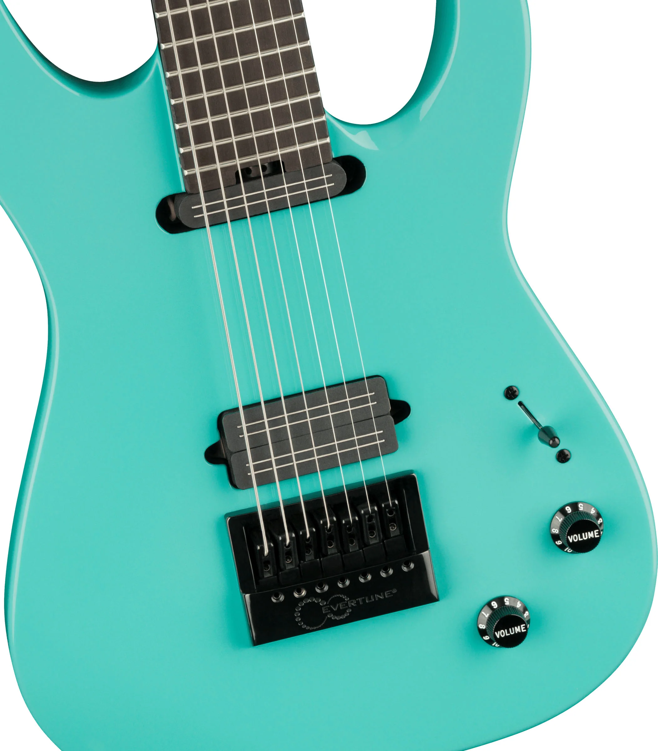 JACKSON PRO SIGNATURE JOSH SMITH SOLOIST SL7 ET EB GUITARRA ELECTRICA 7 CUERDAS AQUAMARINE - Image 4