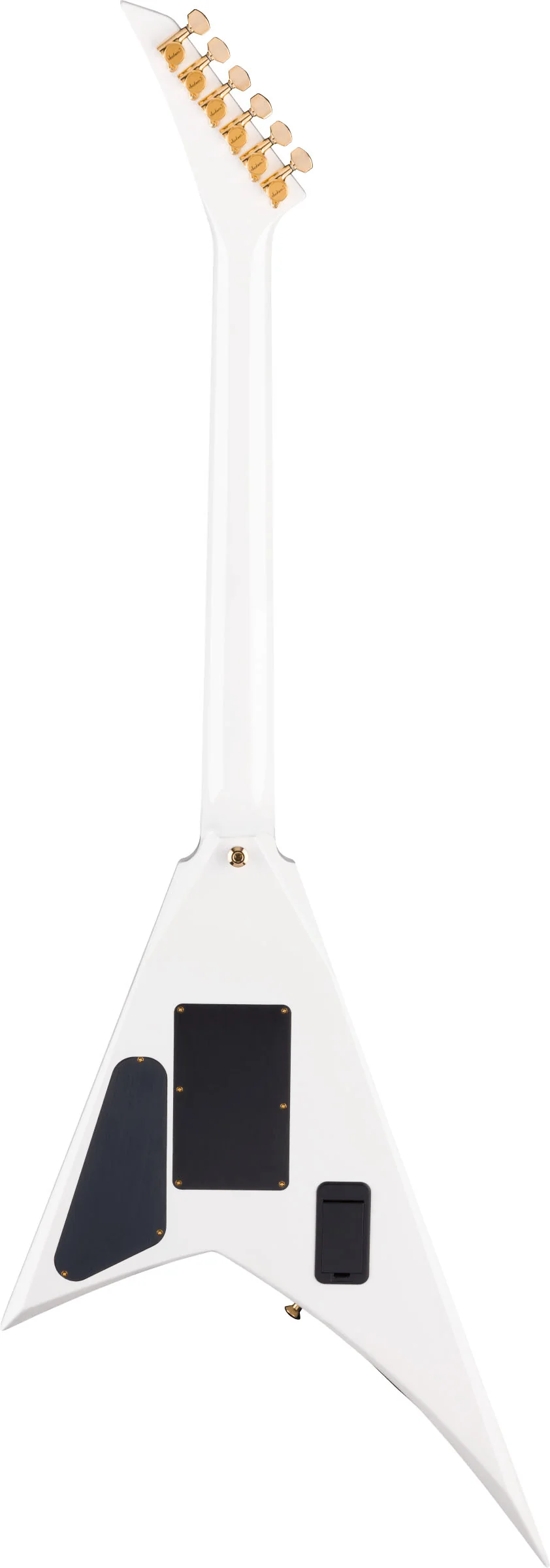 JACKSON RR24MG MJ SERIES RHOADS EB GUITARRA ELECTRICA WHITE WITH BLACK PINSTRIPES - Image 2