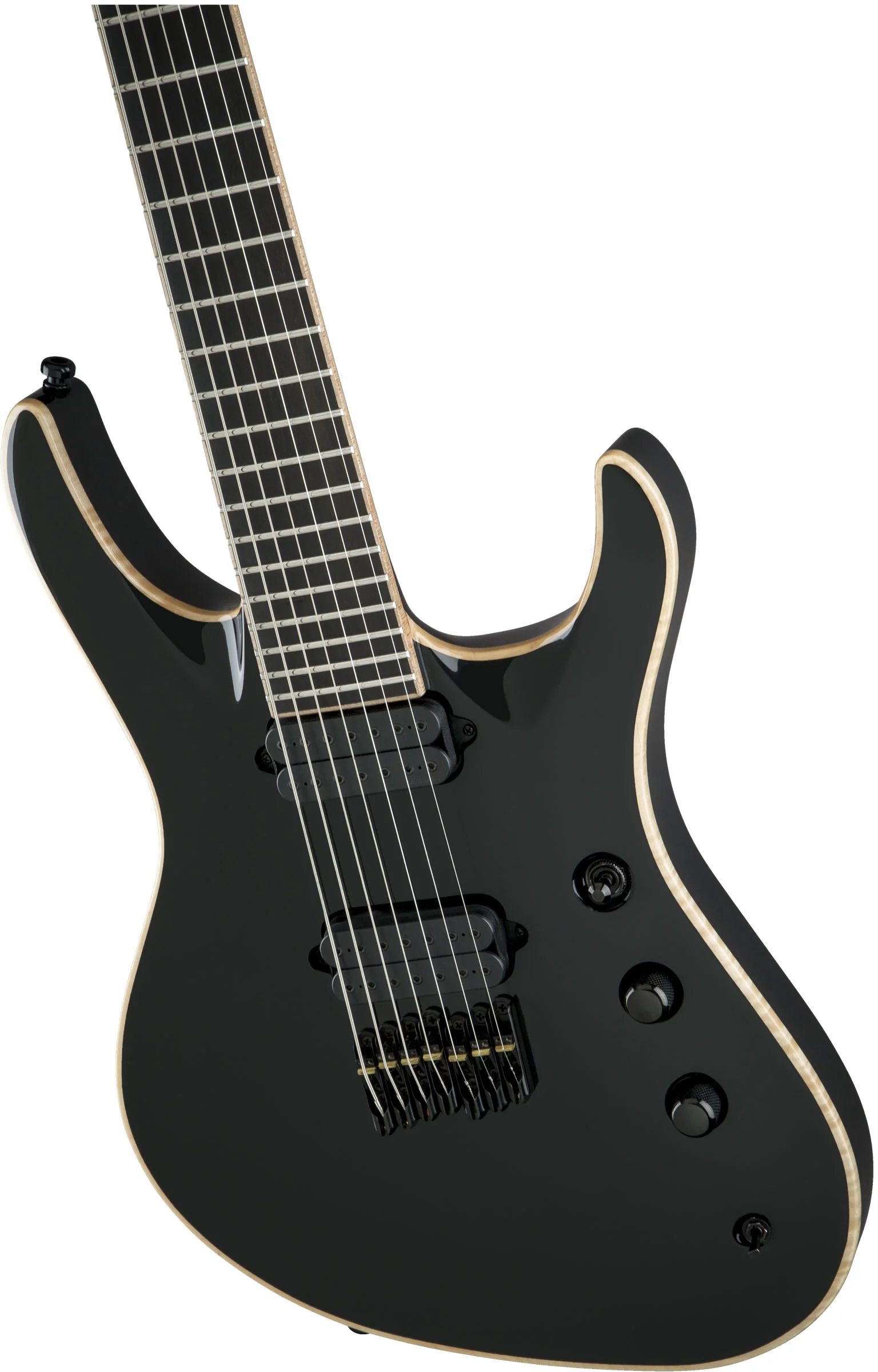 JACKSON USA CHRIS BRODERICK SOLOIST HT7 EB GUITARRA ELECTRICA 7 CUERDAS GLOSS BLACK - Image 3