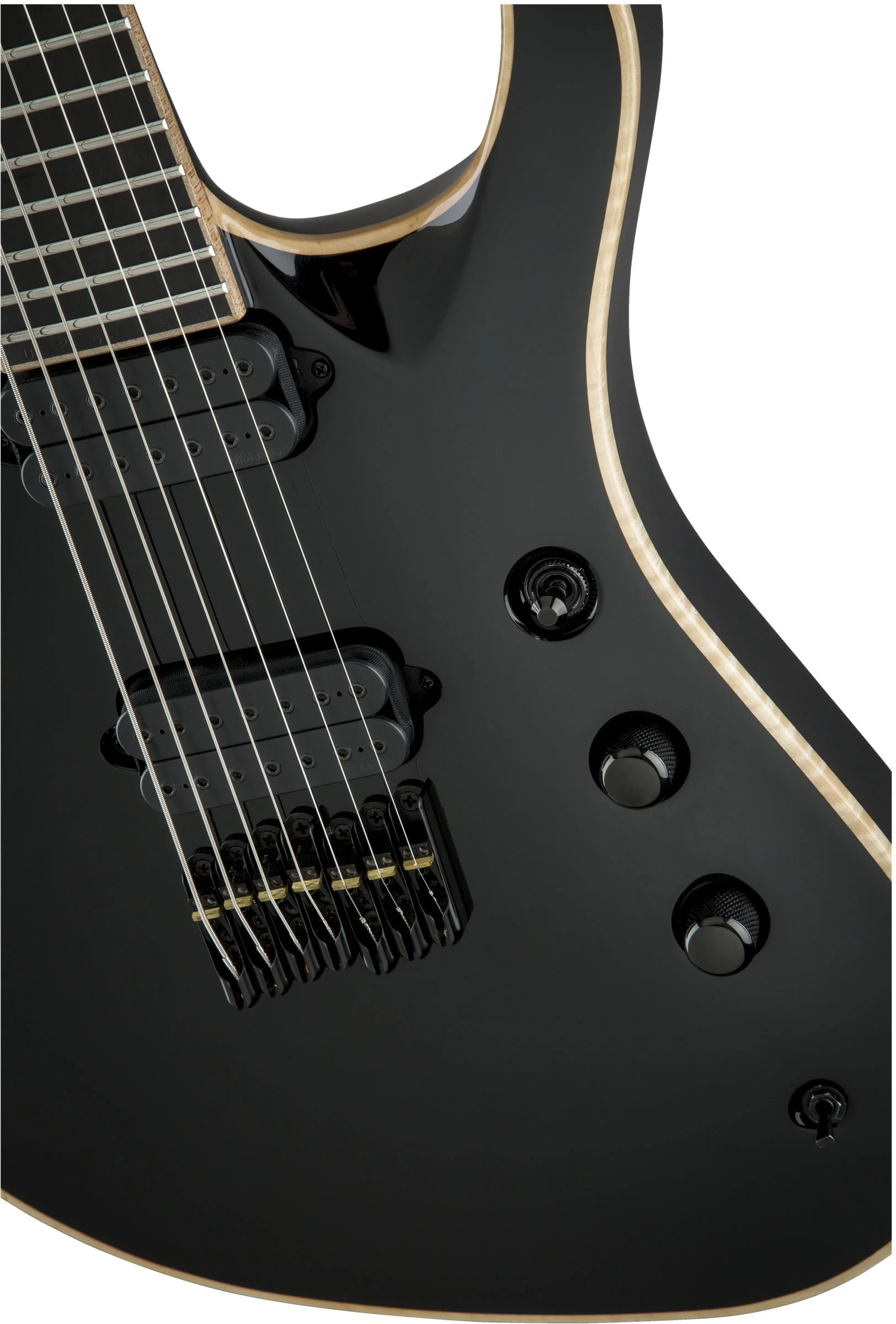 JACKSON USA CHRIS BRODERICK SOLOIST HT7 EB GUITARRA ELECTRICA 7 CUERDAS GLOSS BLACK - Image 4