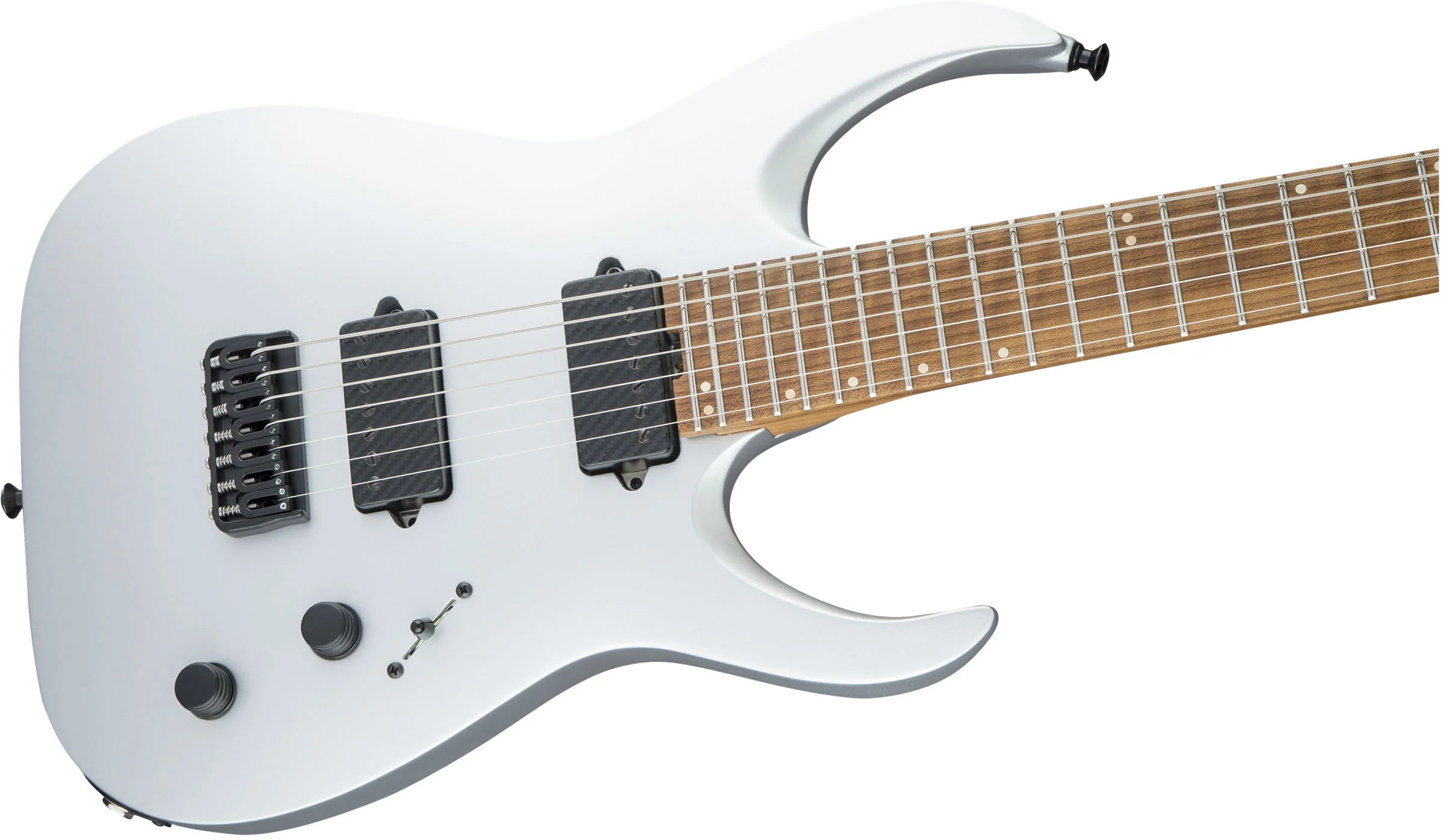 JACKSON USA MISHA MANSOOR JUGGERNAUT HT7 CFMN GUITARRA ELECTRICA 7 CUERDAS SATIN SILVER - Image 5
