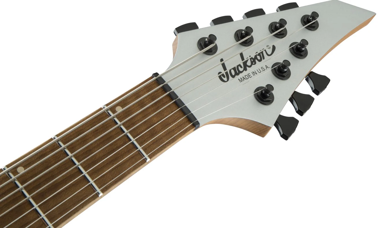 JACKSON USA MISHA MANSOOR JUGGERNAUT HT7 CFMN GUITARRA ELECTRICA 7 CUERDAS SATIN SILVER - Image 8