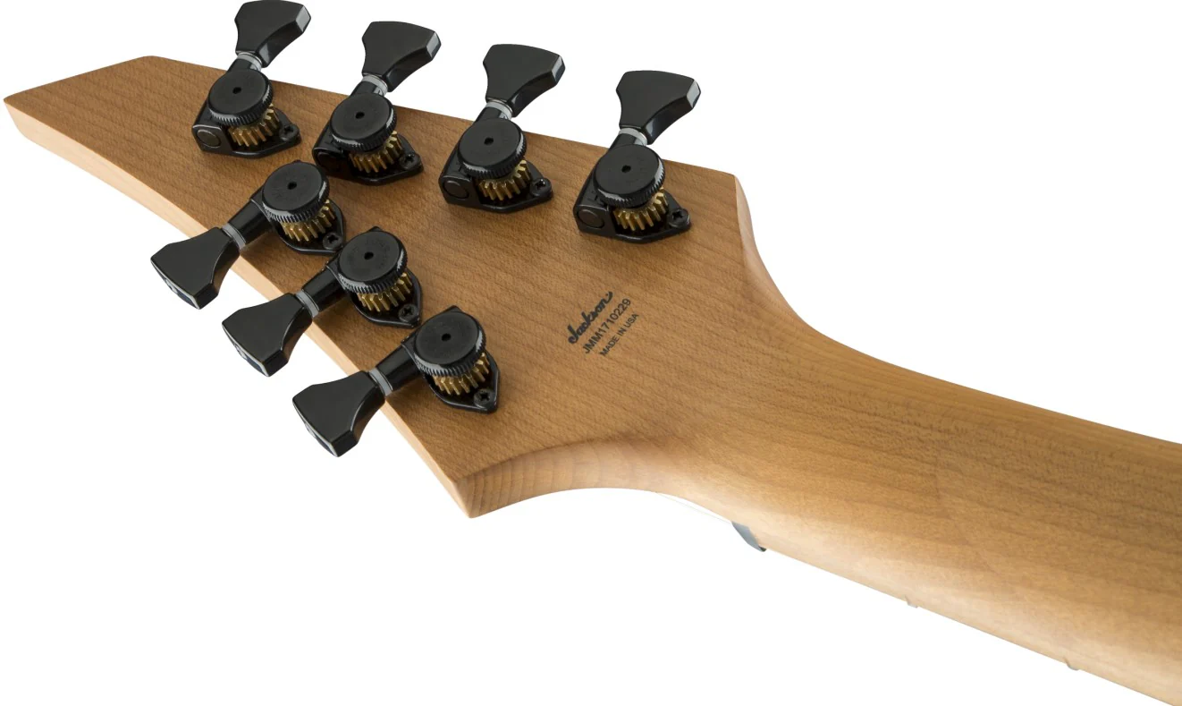 JACKSON USA MISHA MANSOOR JUGGERNAUT HT7 CFMN GUITARRA ELECTRICA 7 CUERDAS SATIN SILVER - Image 9