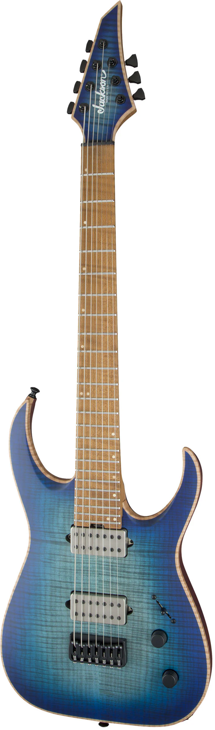 JACKSON USA MISHA MANSOOR JUGGERNAUT HT7FM CFMN GUITARRA ELECTRICA 7 CUERDAS SATIN LAGUNA BURST - Image 3