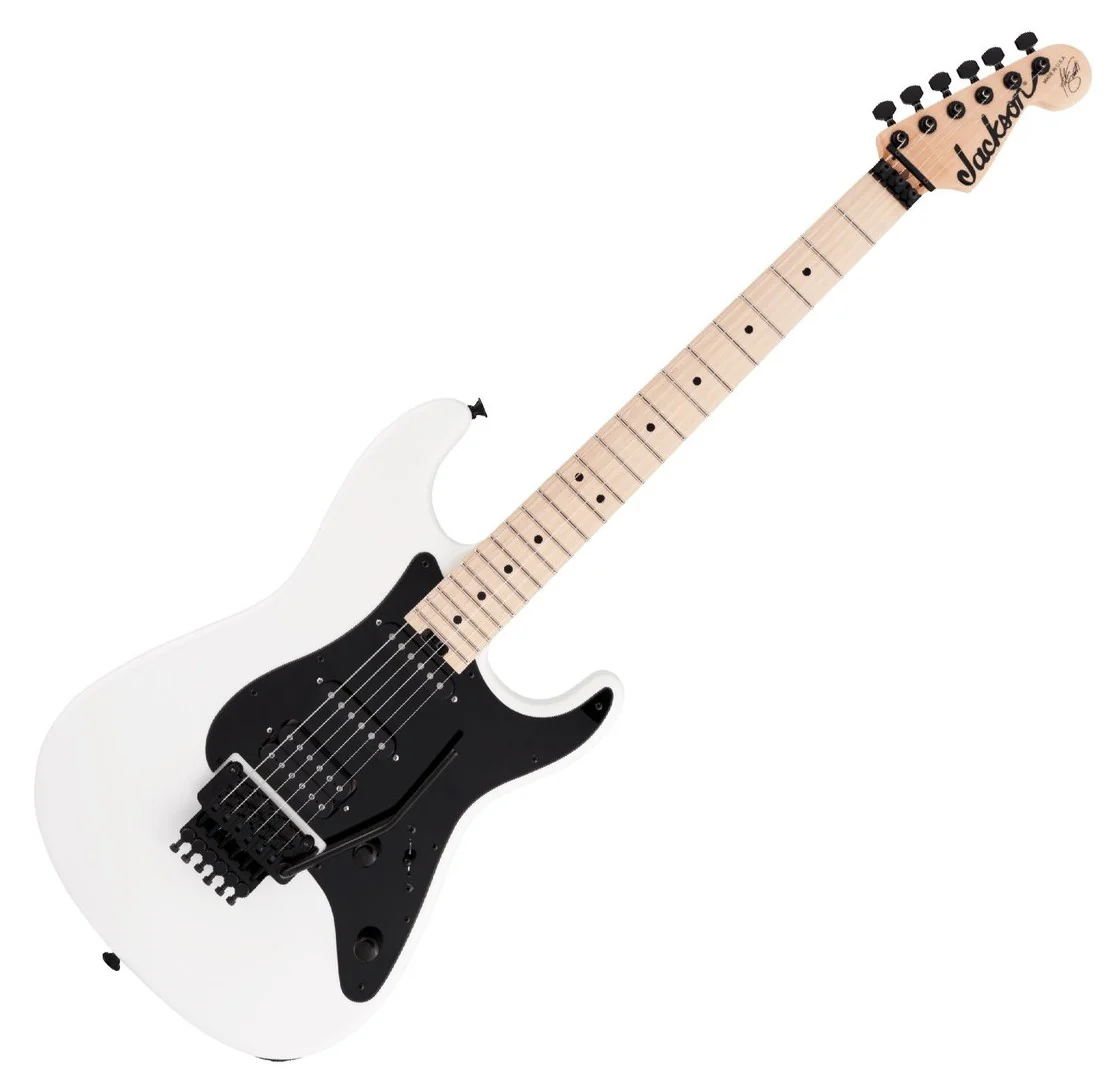 JACKSON USA SIGNATURE ADRIAN SMITH SAN DIMAS SDM MN GUITARRA ELECTRICA SNOW WHITE - Image 7