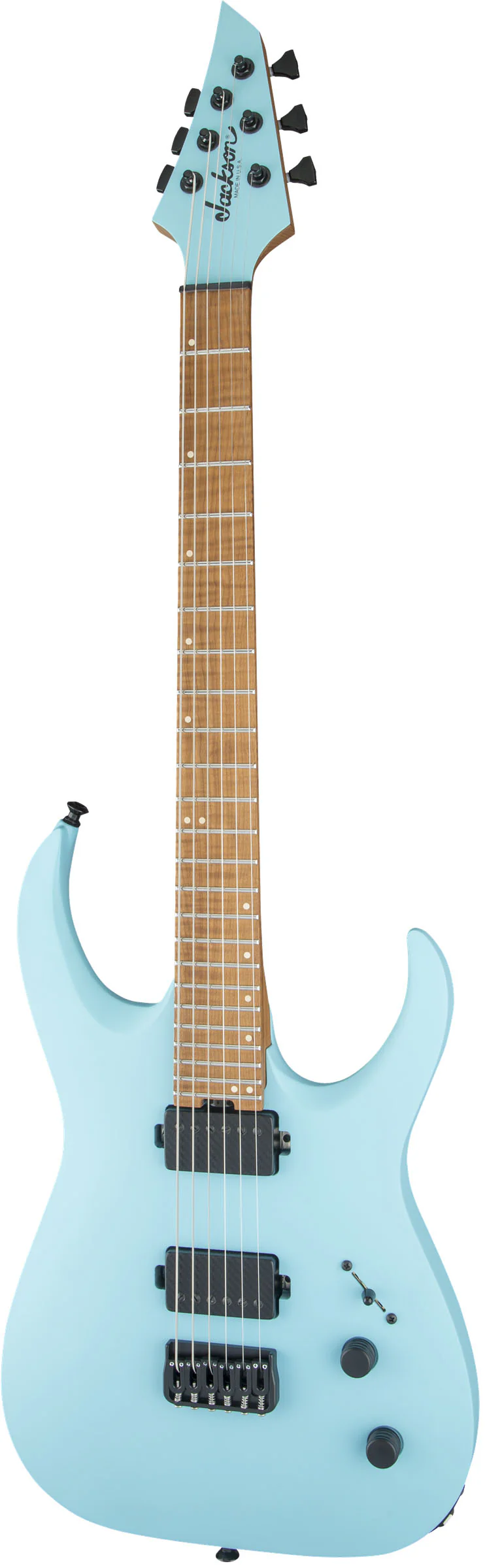 JACKSON USA SIGNATURE MISHA MANSOOR JUGGERNAUT HT6 CFMN GUITARRA ELECTRICA SATIN DAPHNE BLUE - Image 3