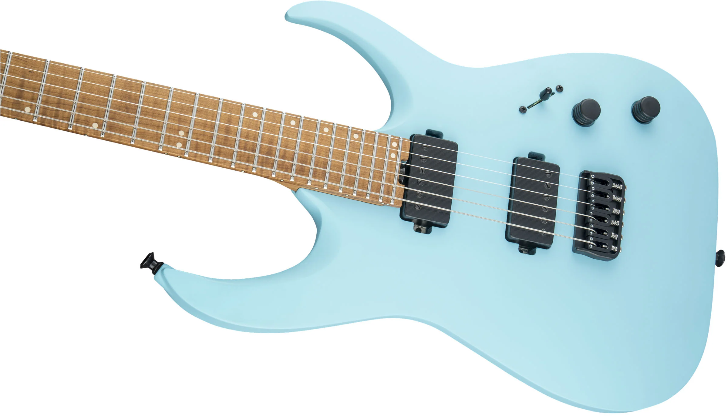 JACKSON USA SIGNATURE MISHA MANSOOR JUGGERNAUT HT6 CFMN GUITARRA ELECTRICA SATIN DAPHNE BLUE - Image 7