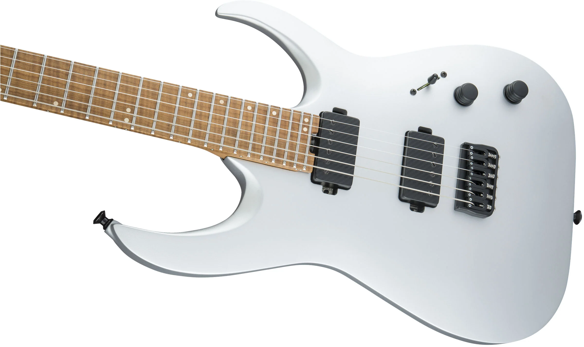 JACKSON USA SIGNATURE MISHA MANSOOR JUGGERNAUT HT6 CFMN GUITARRA ELECTRICA SATIN SILVER - Image 7