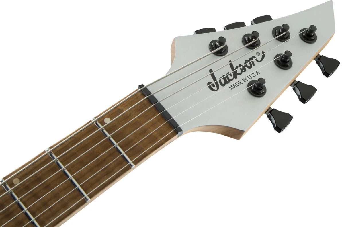 JACKSON USA SIGNATURE MISHA MANSOOR JUGGERNAUT HT6 CFMN GUITARRA ELECTRICA SATIN SILVER - Image 8