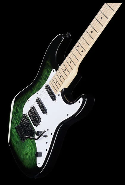 JACKSON X SIGNATURE ADRIAN SMITH SDXQM MN GUITARRA ELECTRICA TRANSPARENT GREEN - Image 20