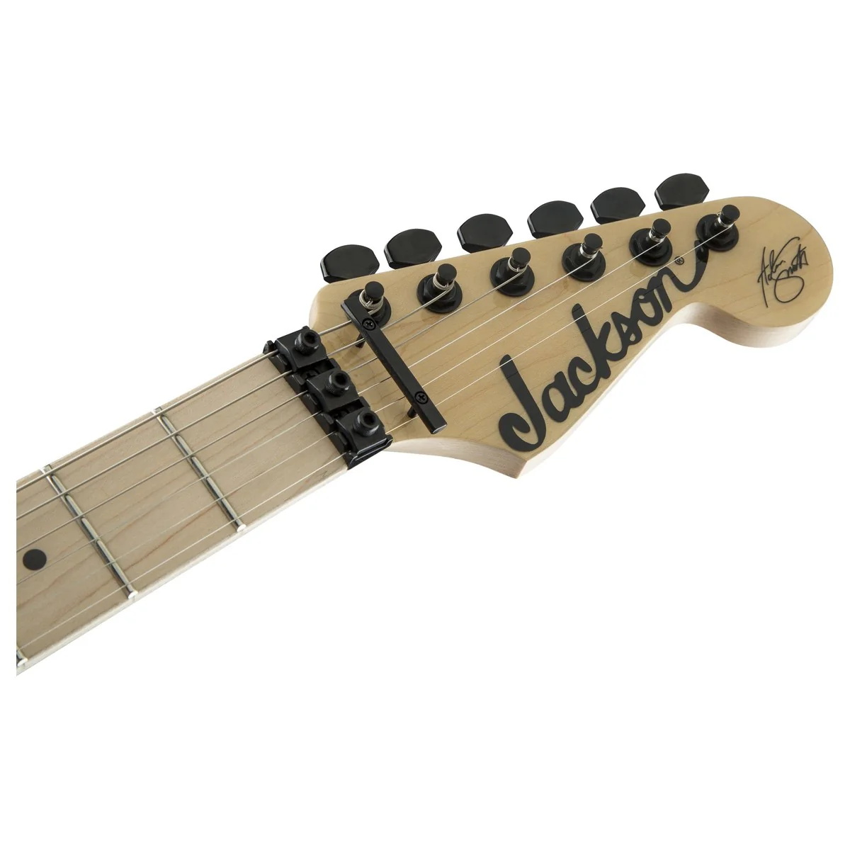 JACKSON X SIGNATURE ADRIAN SMITH SDXQM MN GUITARRA ELECTRICA TRANSPARENT GREEN - Image 8
