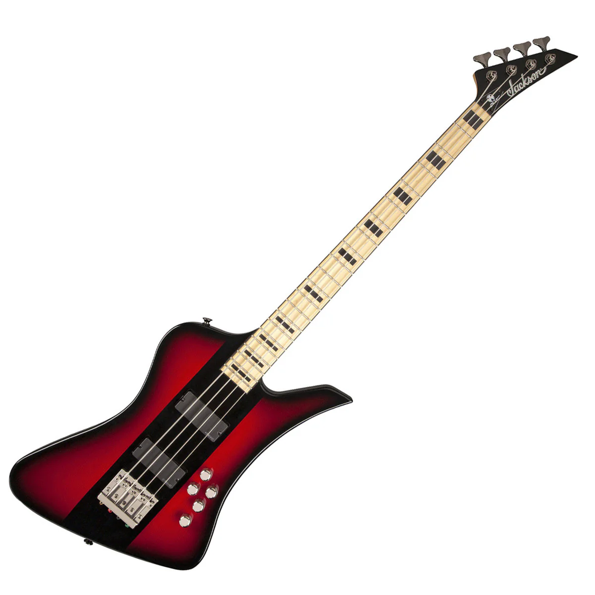JACKSON X SIGNATURE DAVID ELLEFSON KELLY BIRD IV BASS MN BAJO ELECTRICO RED STRIPE - Image 6
