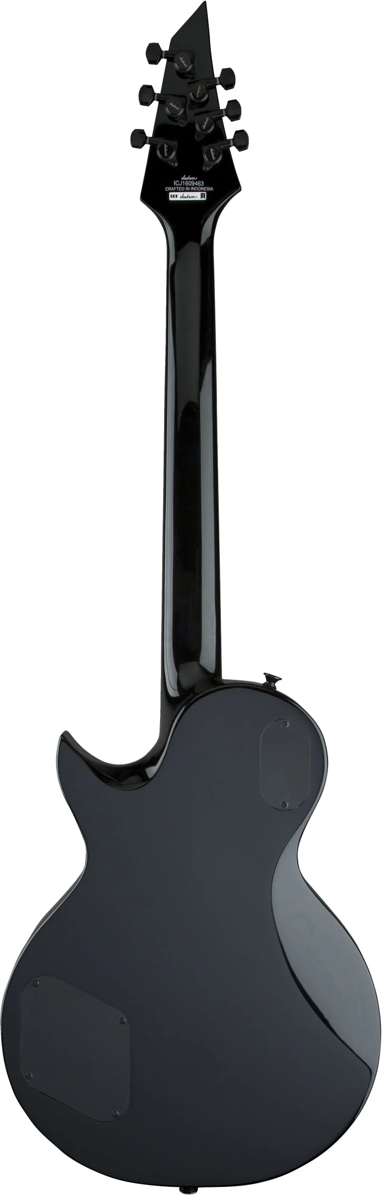 JACKSON X SIGNATURE MARTY FRIEDMAN MF-1 IL GUITARRA ELECTRICA GLOSS BLACK WITH WHITE BEVELS - Image 2