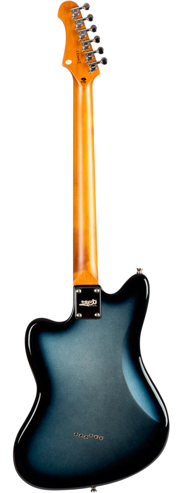 JET GUITARS JJ350 BARITONE MSS RW GUITARRA ELECTRICA MOONBURST SILVER BURST - Image 2