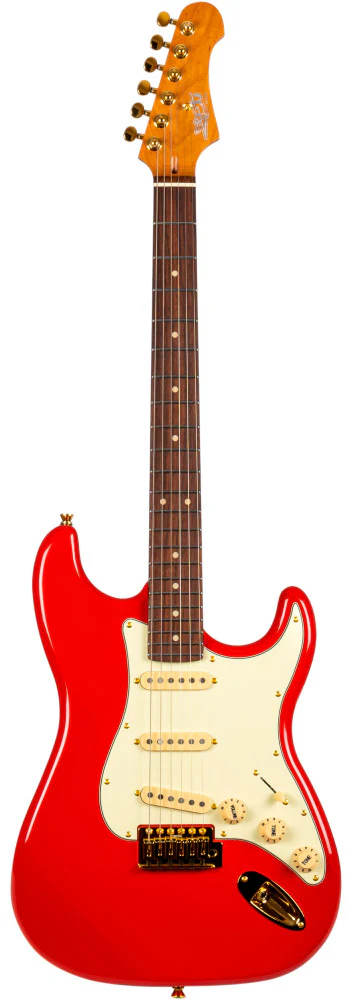 JET GUITARS JS380 RDG RW GUITARRA ELECTRICA ROJA
