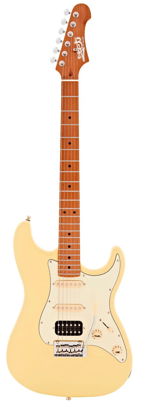 JET GUITARS JS400 VYW MN GUITARRA ELECTRICA VINTAGE YELLOW