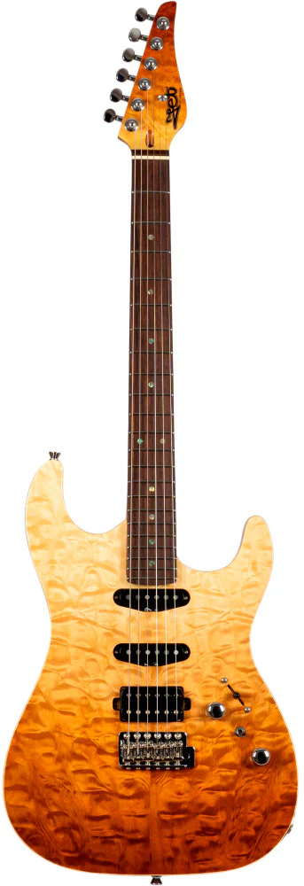 JET GUITARS JS45 ELITE FB RW GUITARRA ELECTRICA FIREBURST
