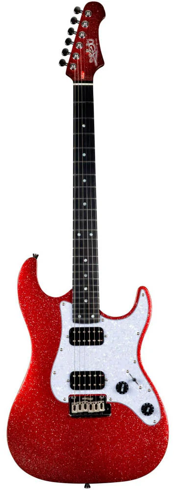JET GUITARS JS500 HH RS EB GUITARRA ELECTRICA RED SPARKLE