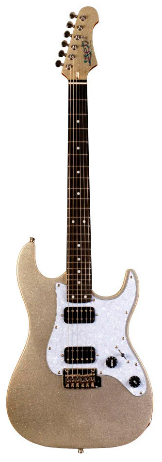 JET GUITARS JS500 HH SLS EB GUITARRA ELECTRICA SILVER SPARKLE
