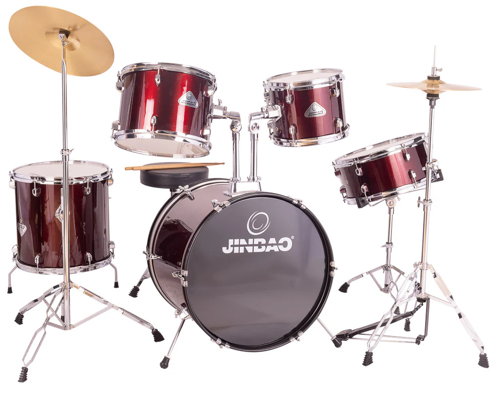 JINBAO PO605JRD BATERIA ACUSTICA ROJA