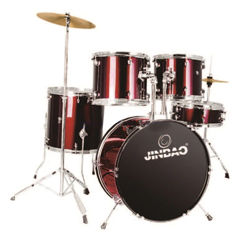 JINBAO PO605RD BATERIA ACUSTICA ROJA