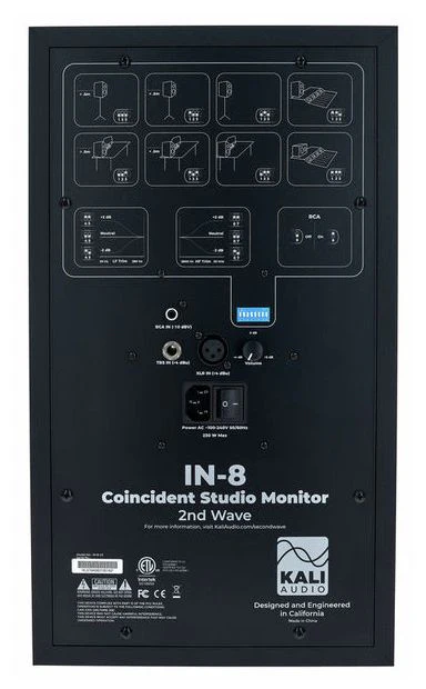 KALI AUDIO IN8 V2 INDEPENDENCE MONITOR ACTIVO 3 VIAS NEGRO. UNIDAD - Image 6