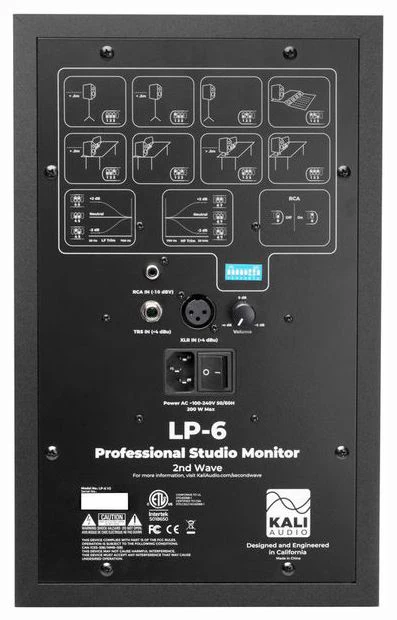 KALI AUDIO LP6 V2 BLK MONITOR ACTIVO 2 VIAS NEGRO. UNIDAD - Image 3