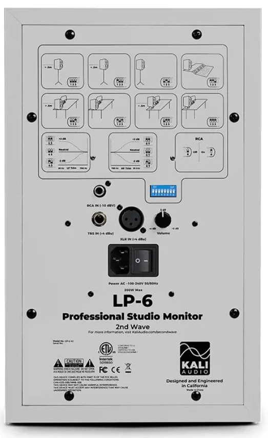 KALI AUDIO LP6W V2 MONITOR ACTIVO 2 VIAS BLANCO. UNIDAD - Image 4