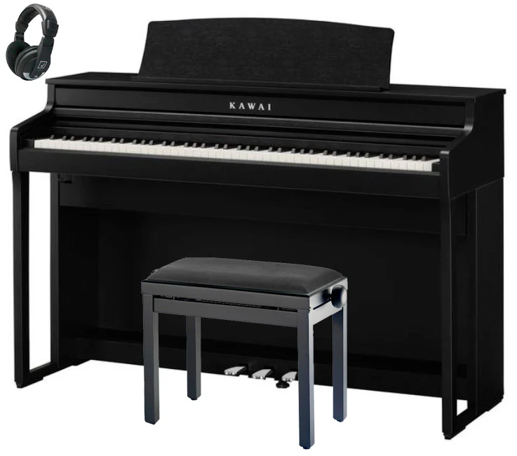 KAWAI -PACK- CA401 BLK PIANO DIGITAL NEGRO + BANQUETA Y AURICULARES