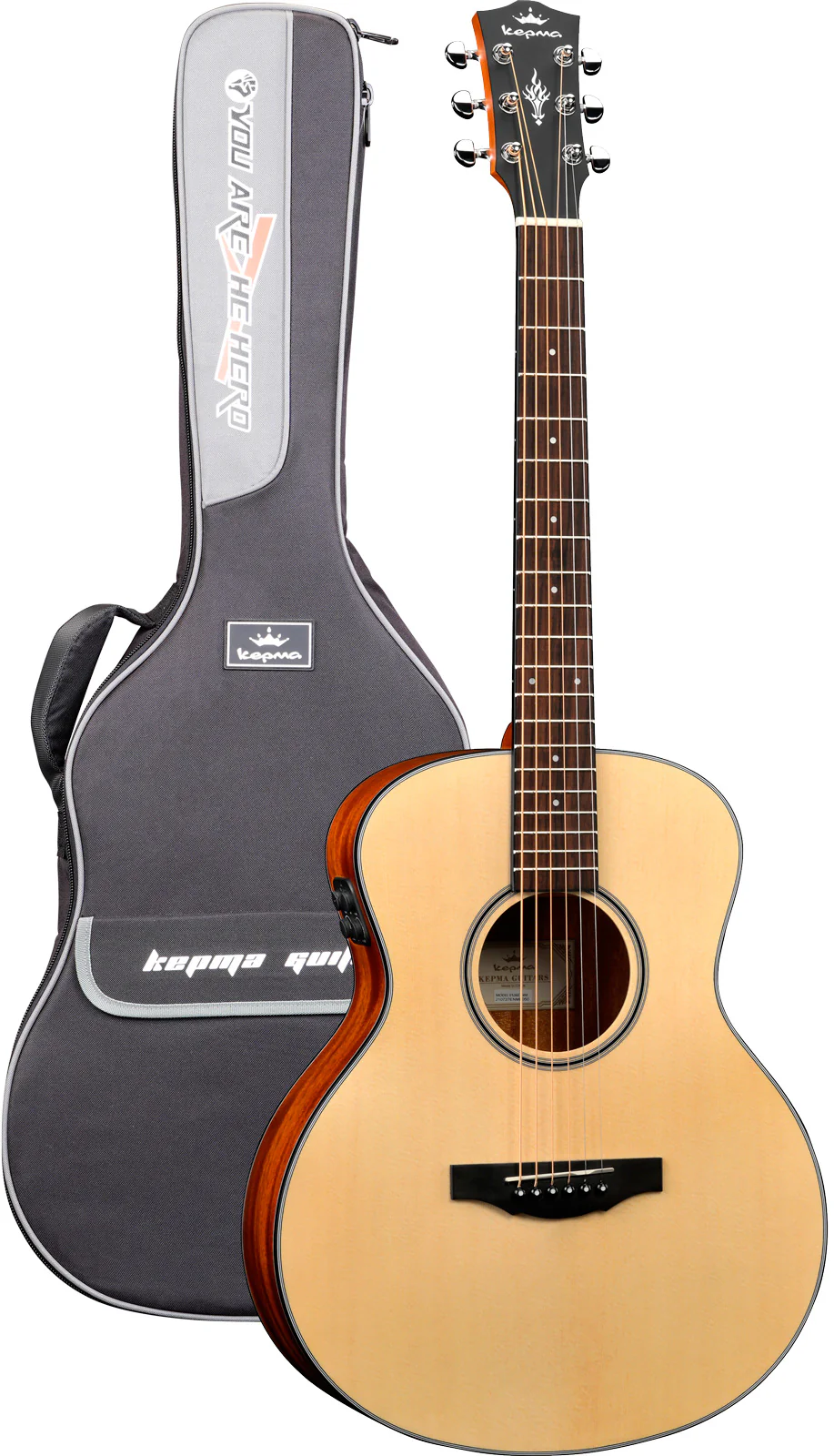 KEPMA ES36E K10 N TRAVEL GUITARRA ELECTROACUSTICA MINI ORQUESTA NATURAL