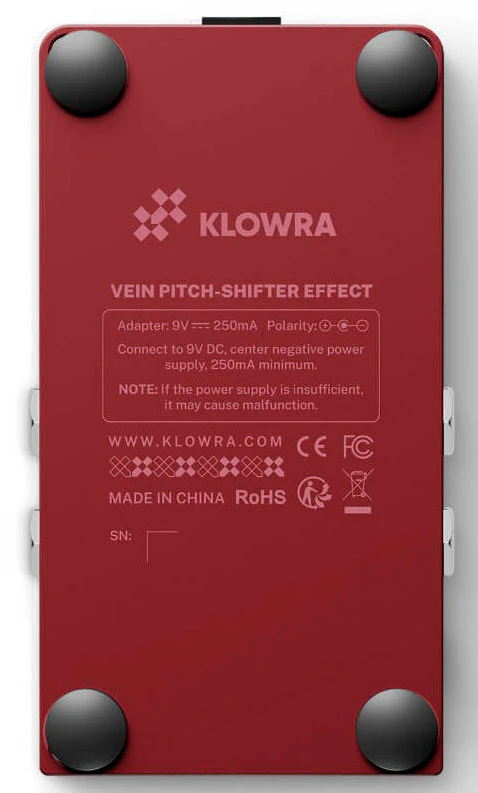 KLOWRA VEIN PEDAL PITCH SHIFTER - Image 4