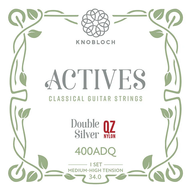 KNOBLOCH 400ADQ ACTIVES QZ NYLON JUEGO DE CUERDAS GUITARRA ESPAÑOLA TENSION MEDIA ALTA.