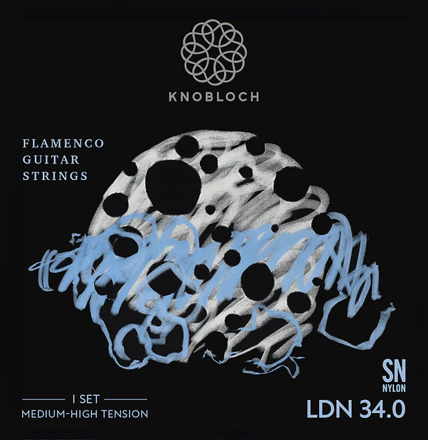 KNOBLOCH LDN34.0 LUNA FLAMENCA SN NYLON JUEGO CUERDAS GUITARRA ESPAÑOLA TENSION MEDIA ALTA.