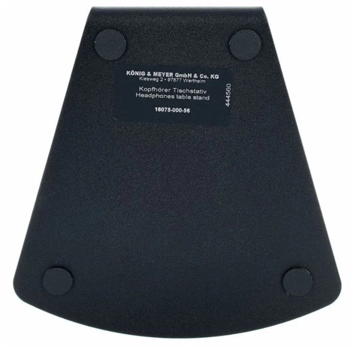 KONIG & MEYER 16075-000-56 SOPORTE DE MESA PARA AURICULARES NEGRO - Image 7