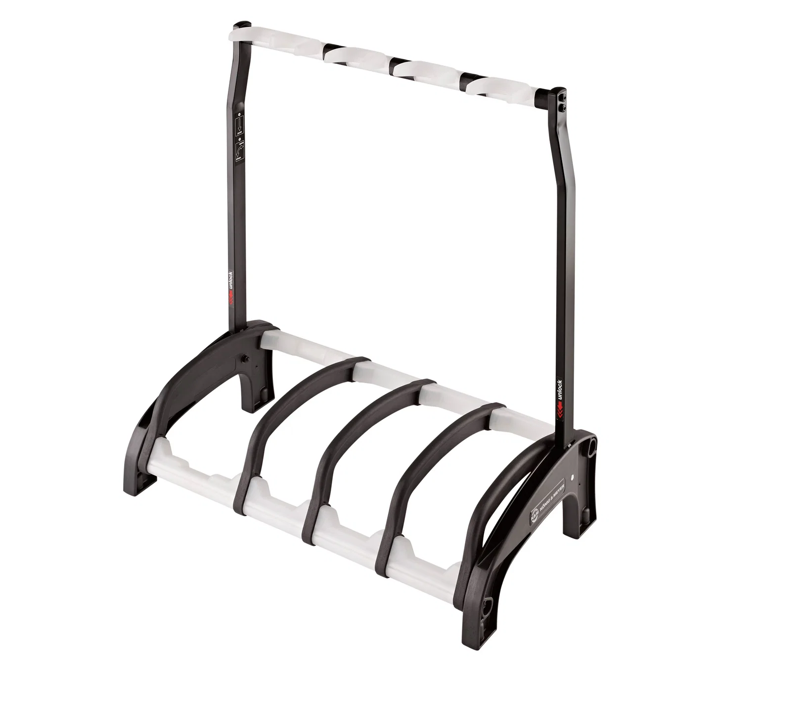 KONIG & MEYER 17534-016-00 GUARDIAN 3+1 SOPORTE 3 GUITARRAS ELECTRICAS 1 ACUSTICA NEGRO - Image 5