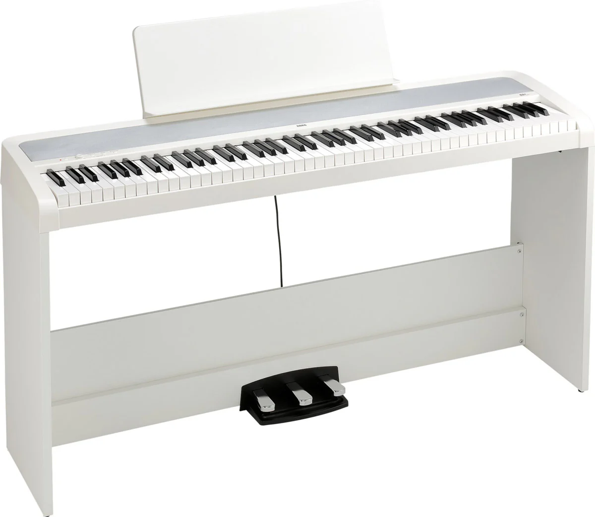KORG B2+ PLUS SP WH PIANO DIGITAL CON SOPORTE Y PEDALERA BLANCO - Image 2