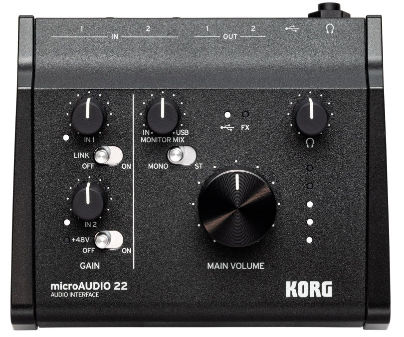 KORG MICROAUDIO22 INTERFAZ DE AUDIO
