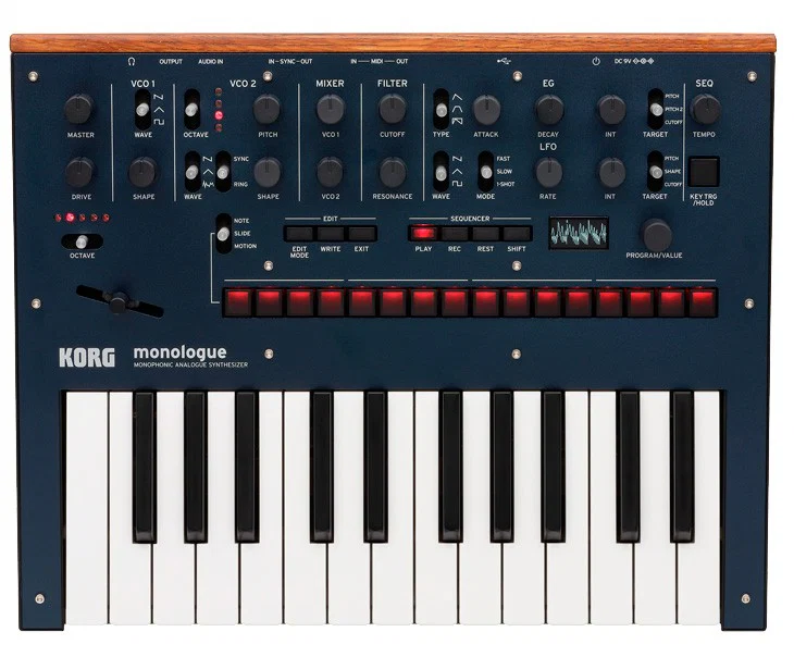 KORG MONOLOGUE BL SINTETIZADOR ANALOGICO AZUL