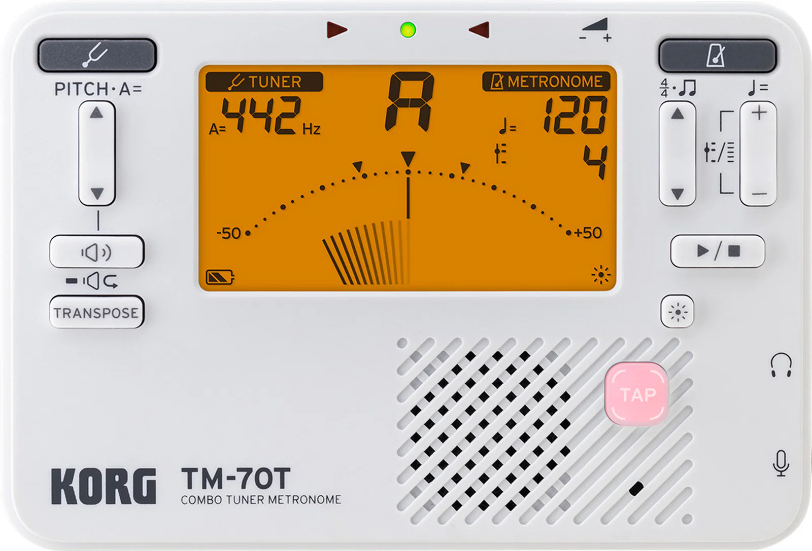KORG TM-70T WH AFINADOR Y METRONOMO BLANCO