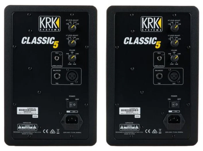 KRK CL5G3PK1 CLASSIC PACK PAREJA MONITORES ACTIVOS NEGROS. - Image 6