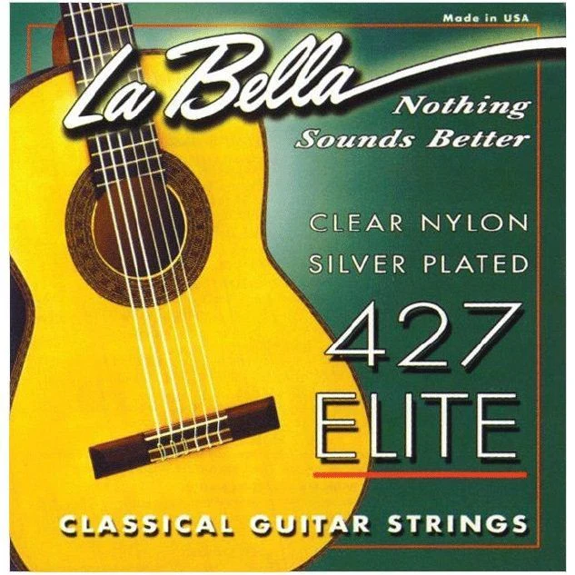 LA BELLA 424 5ª CUERDA GUITARRA ESPAÑOLA BLANCA