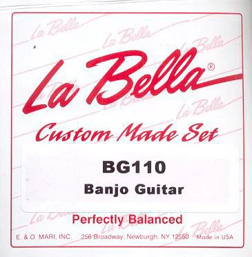 LA BELLA BG110 JUEGO 6 CUERDAS BANJO