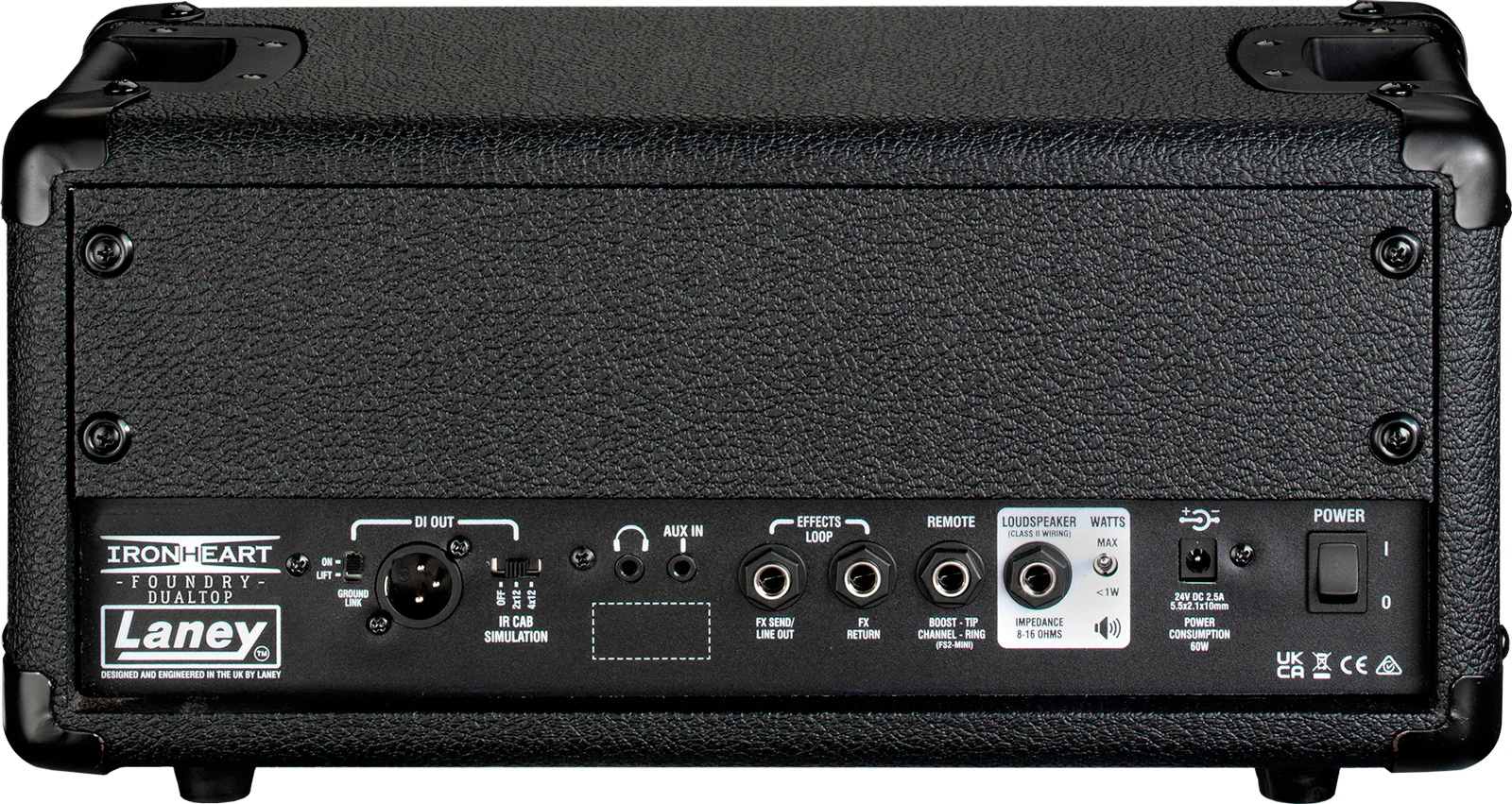 LANEY IRF DUALTOP HEAD 60W IRONHEART AMPLIFICADOR CABEZAL GUITARRA - Image 5