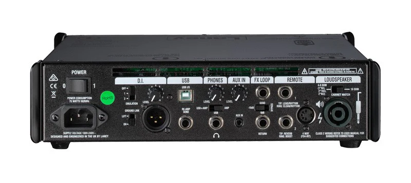 LANEY IRT-SLS IRONHEART STUDIO LIVE SHORT HEAD AMPLIFICADOR CABEZAL GUITARRA - Image 4
