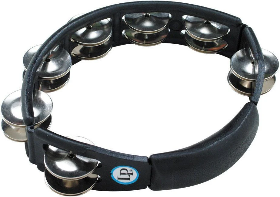 LATIN PERCUSSION LP150 CYCLOPS TAMBOURINE BK PANDERETA DE MANO NEGRA