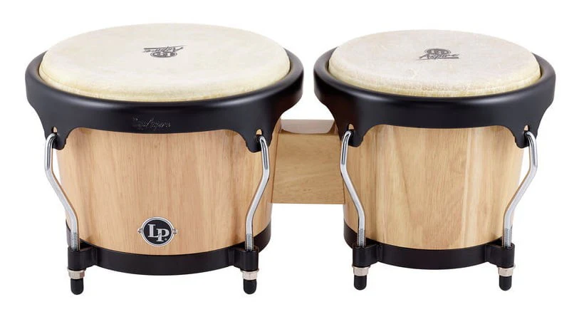LATIN PERCUSSION LPA601AW BONGOS NATURAL WOOD - Image 2