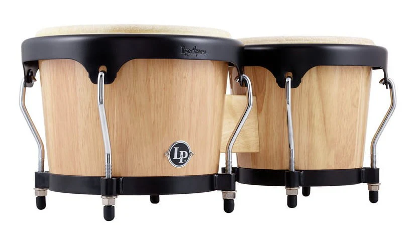 LATIN PERCUSSION LPA601AW BONGOS NATURAL WOOD - Image 3