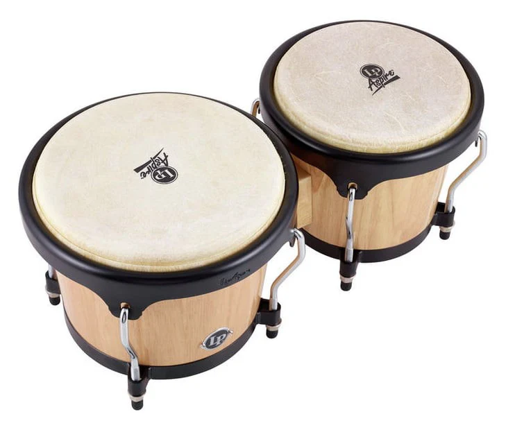 LATIN PERCUSSION LPA601AW BONGOS NATURAL WOOD - Image 4