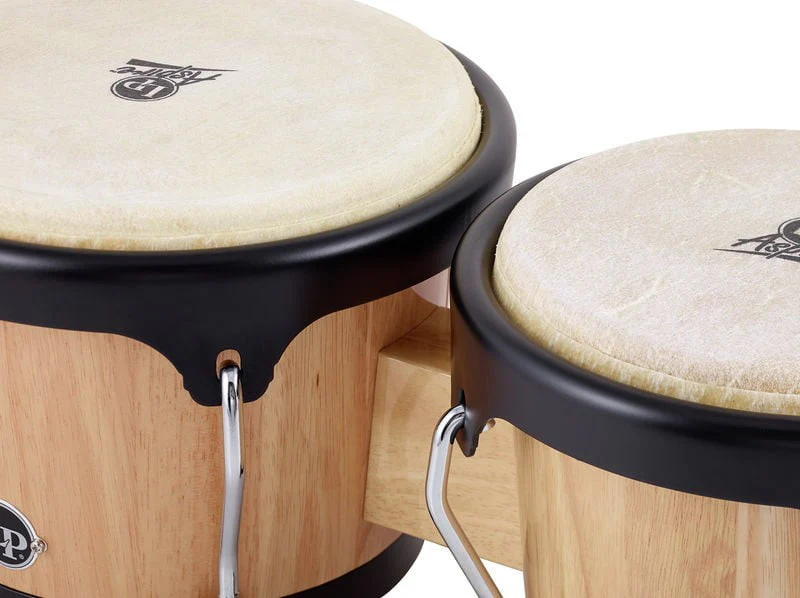 LATIN PERCUSSION LPA601AW BONGOS NATURAL WOOD - Image 5